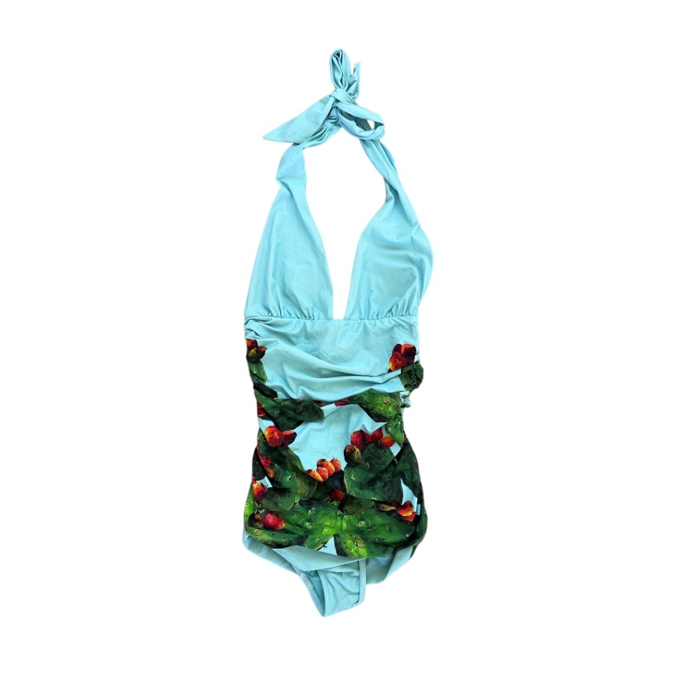 Dolce & Gabbana x My Theresa Printed One-Piece Swimsuit Summer 2017 Size S